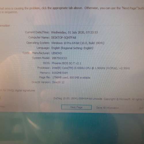 TOUCHSCREEN - LENOVO T440 i5