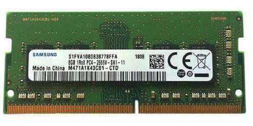 SAMSUNG 8GB DDR4 2666V LAPTOP RAM (SINGLE CHIP)