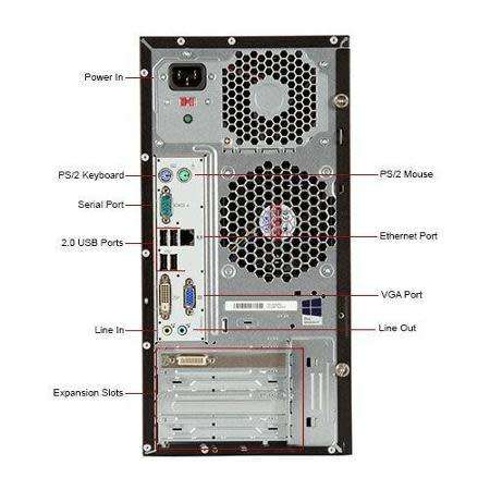 HP 280 G2 DESKTOP TOWER - i3-6100 3.7GHZ - 6TH GEN - 500GB HDD - 4GB DDR4 - GEFORCE GRAPHICS