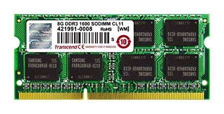 TRANSCEND 8GB DDR3 LAPTOP RAM 1600 SODIMM