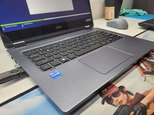 Acer travelmate tmp414rn i7 1165g7 1tb NVME 16gb ddr4 TOUCHSCREEN 360 FLIP