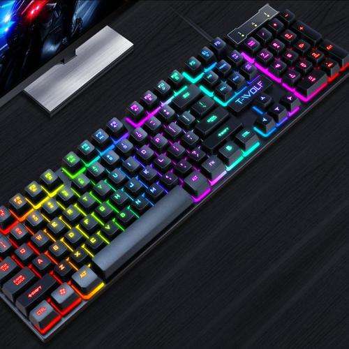 T-WOLF Wired Gaming Keyboard T20