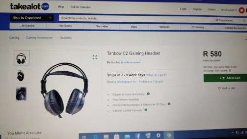 TANBOW C2 HIGH END USB GAMING HEADPHONES