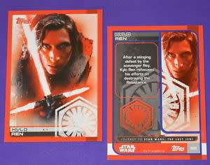 Lot of 60 Topps Journey to Star Wars: the Last Jedi Cards