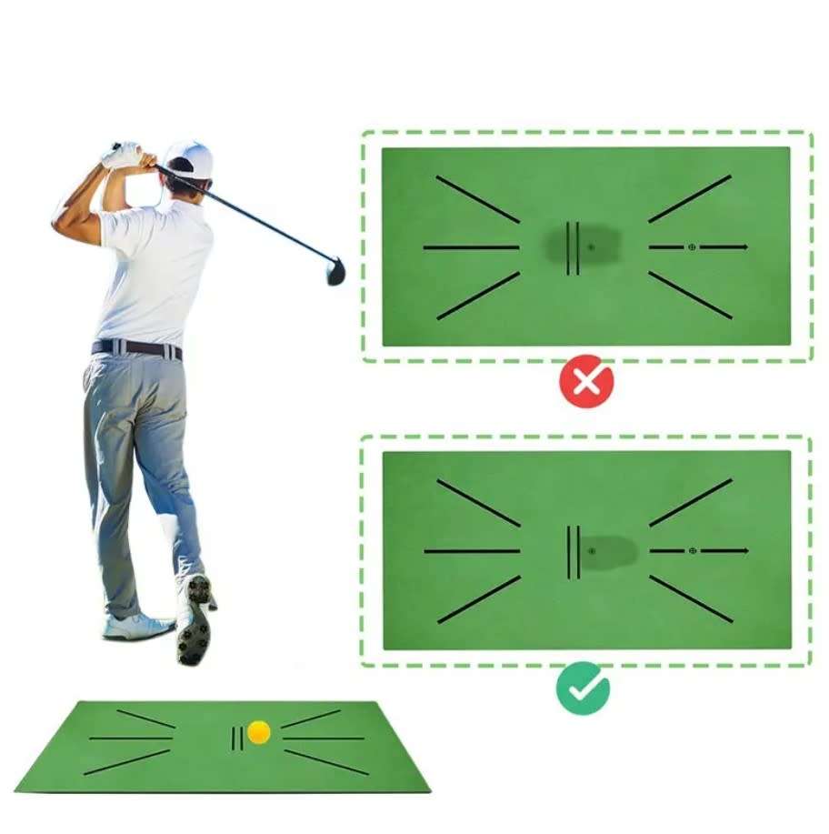 Golf Swing mat training aid