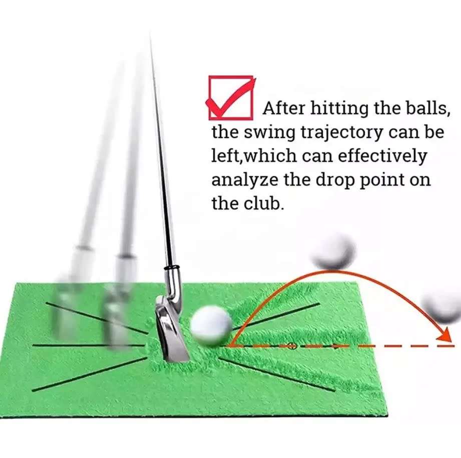 Golf Swing mat training aid