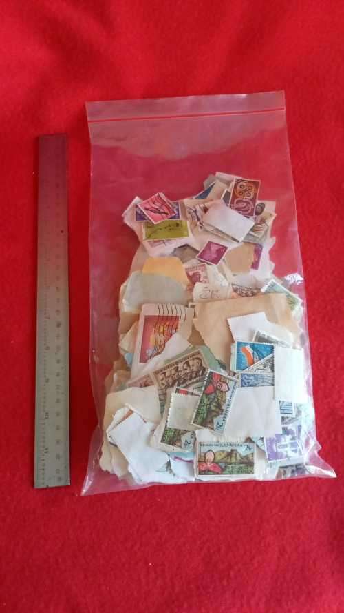 big bag of RSA stamps