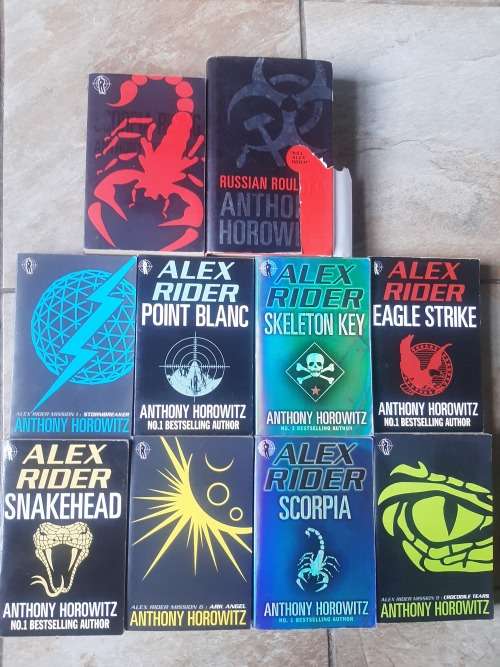 Books - Alex Rider BY Anthony Horowitz - 10 Books Complete set