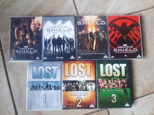 DVD series - Agents of Shield - S1 - S4 + Lost - S1 - S3