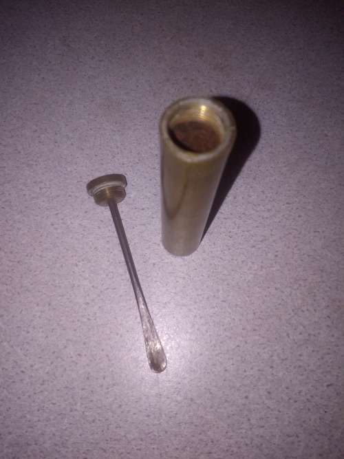 Brass Gun Oil Container