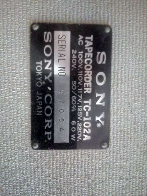 Sony Reel-to-Reel Tape Recorder/Player