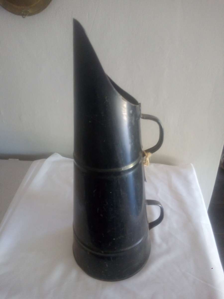 Vintage Black Coal Scuttle