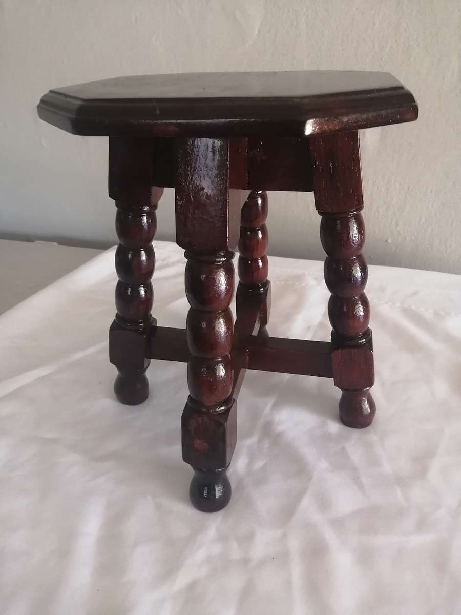Hand Made Small Wooden Stool