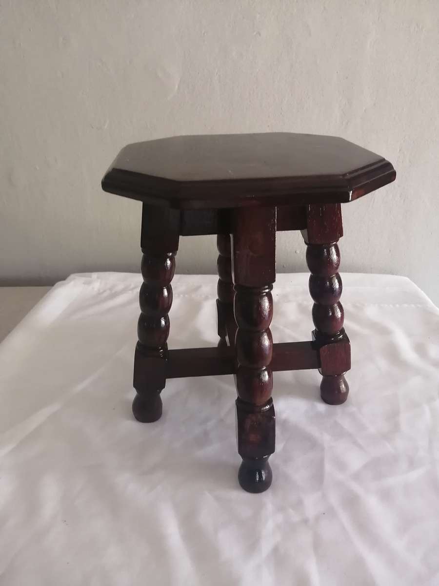 Hand Made Small Wooden Stool