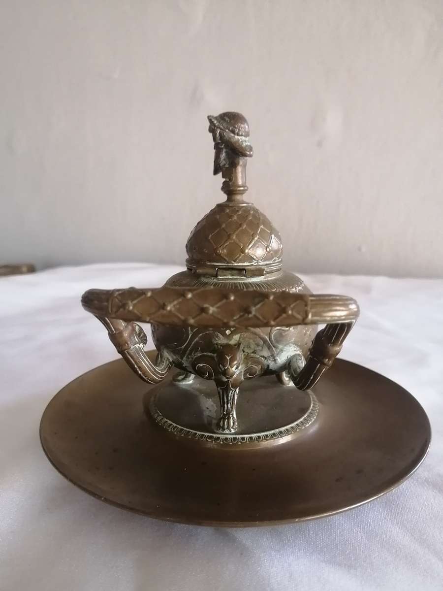 Vintage Middle Eastern Solid Brass Oil Burner