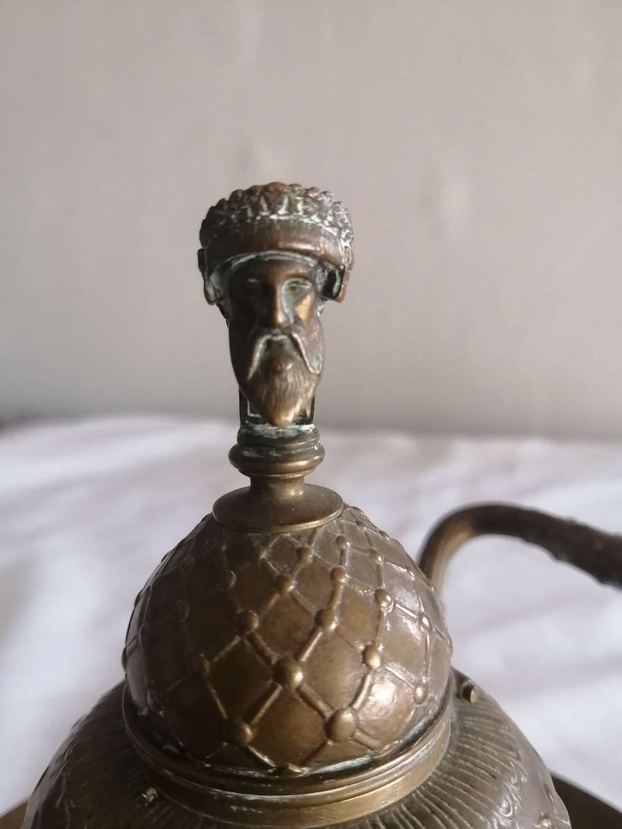 Vintage Middle Eastern Solid Brass Oil Burner