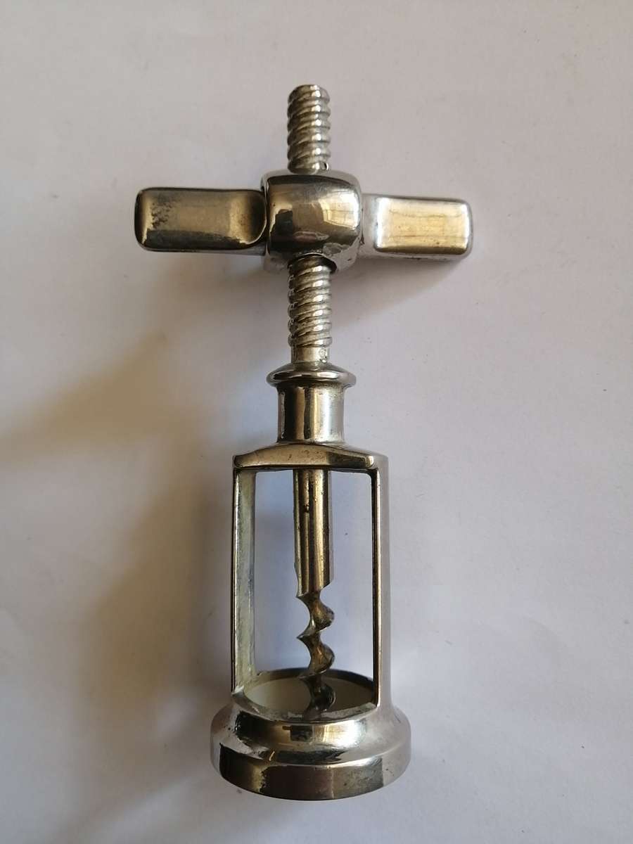 Silver Plated Wine Corkscrew Opener