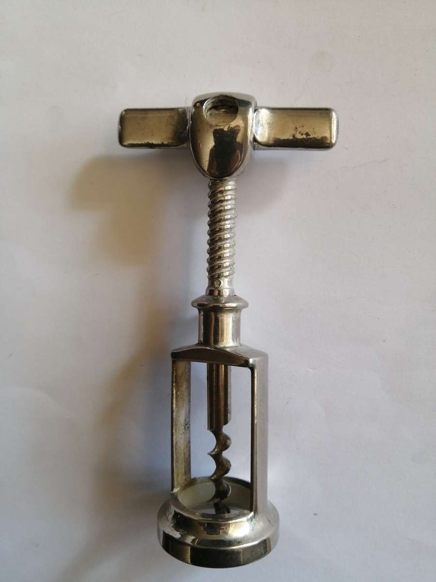 Silver Plated Wine Corkscrew Opener