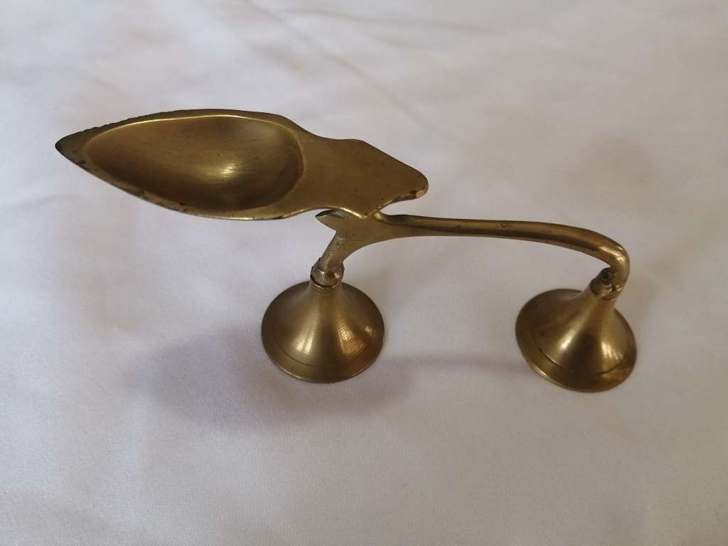 Unusual Vintage Cast Brass Display