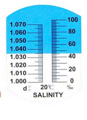 Refractometer Saltwater Salinity Automatic Temperature Compensation