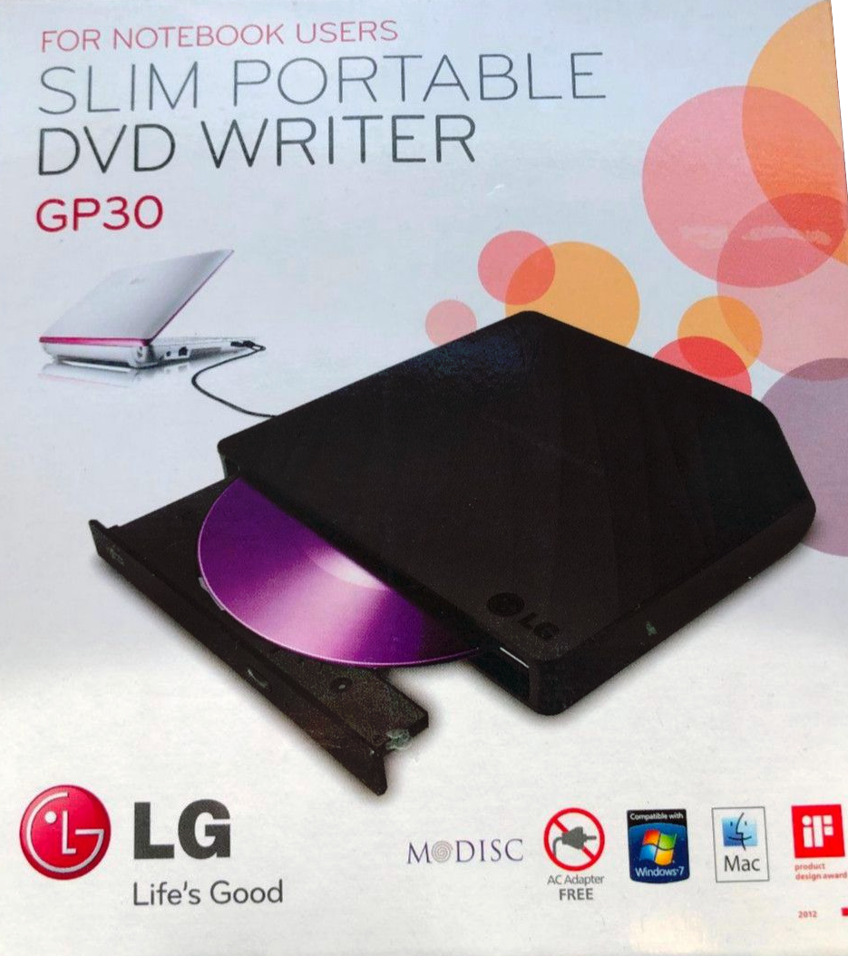 Collection of Classic PC Games + LG DVD Writer model GP30