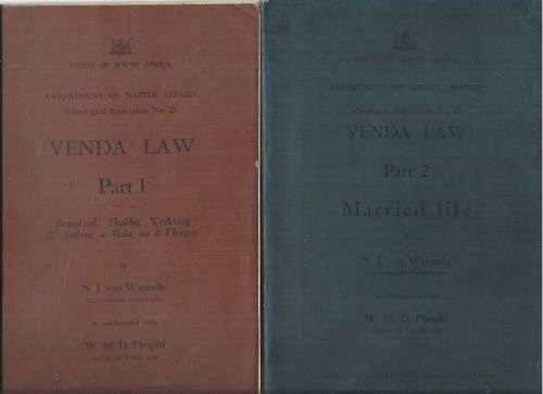 Venda Law Parts 1 & 2