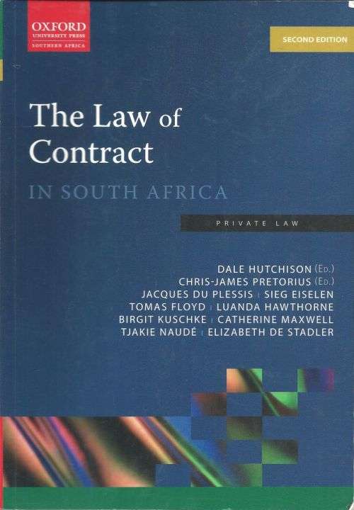 THE LAW OF CONTRACT IN SOUTH AFRICA