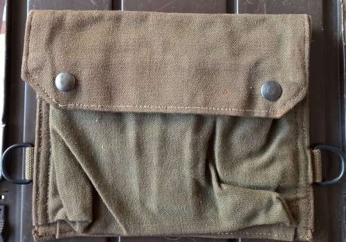 SA/RHODESIAN ARMY WEBBING UZI MAG POUCH