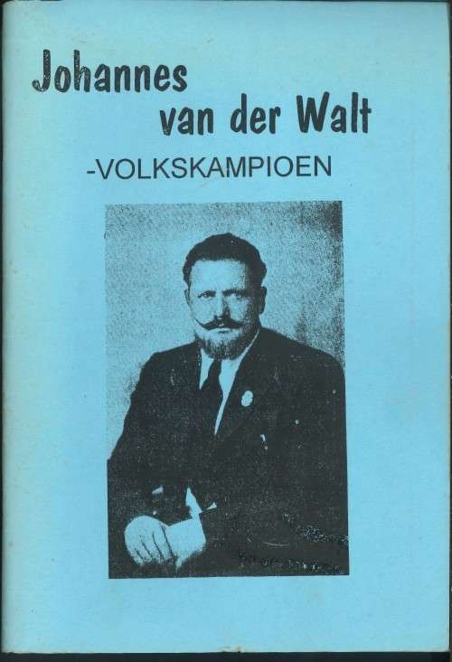 JOHANNES VAN DER WALT **Volkskampioen**