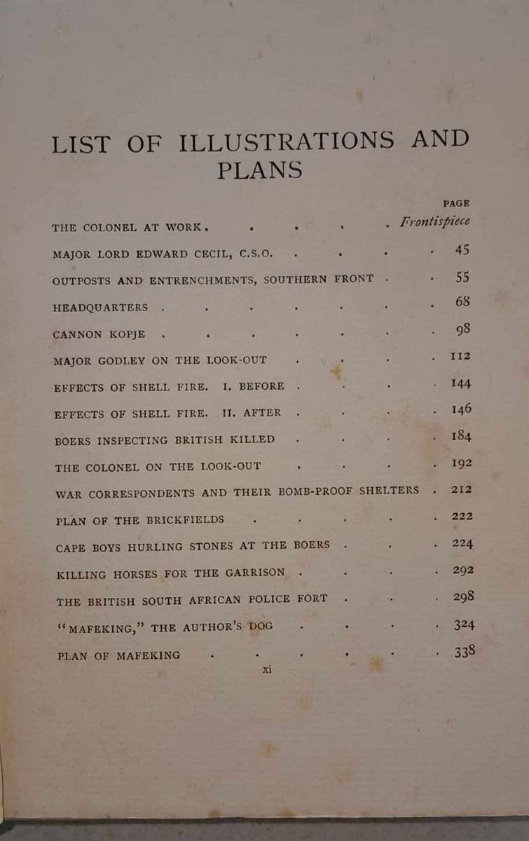 THE SIEGE OF MAFEKING 1900 Edition