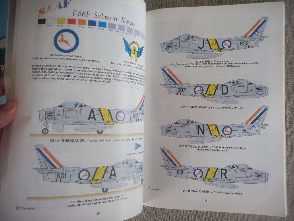 2 SQUADRON IN KOREA **Flying Cheetahs  1950-1953** SIGNED