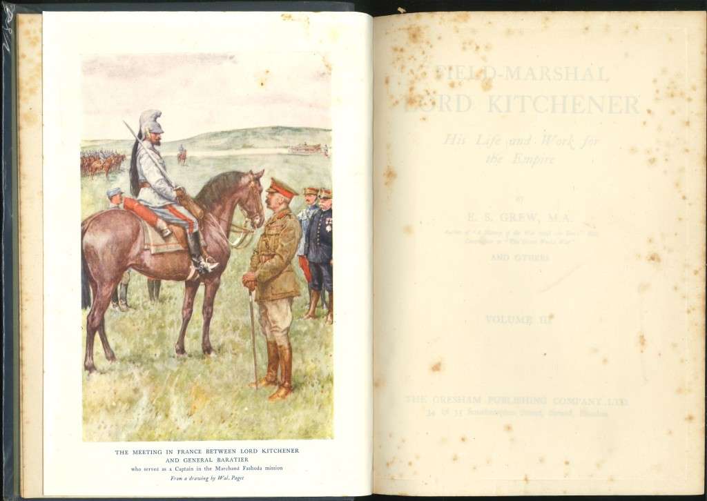 FIELD MARSHAL LORD KITCHENER Vols I- III