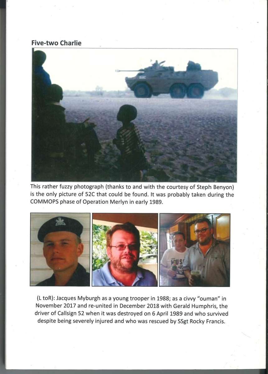 FIVE-TWO CHARLIE **A Ratel 90 Gunner`s Story** VERY SCARCE