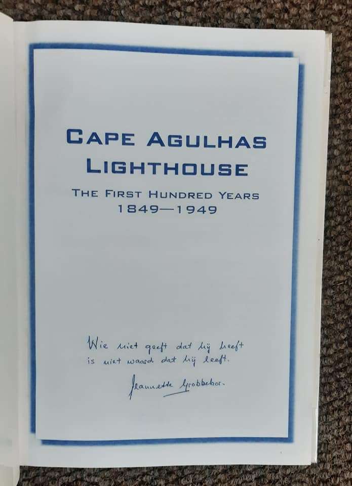 CAPE AGULHAS 1849-1949 **Signed**
