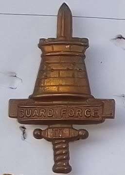 RHODESIAN GUARD FORCE CAP BADGE