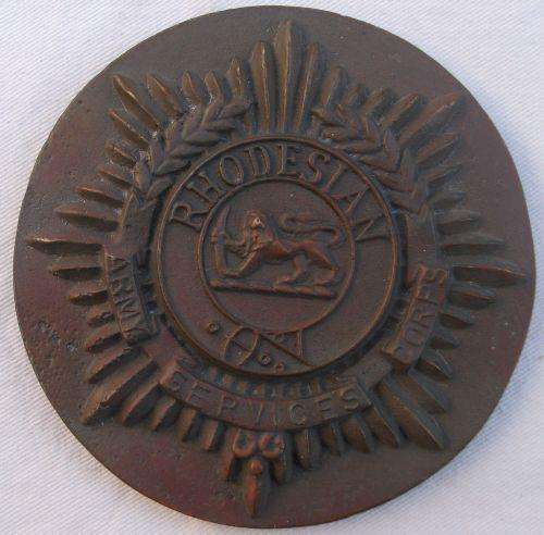 RHODESIAN PLAQUE