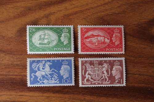 GB Geo 6 high Festival set unmounted mint SG 509/12