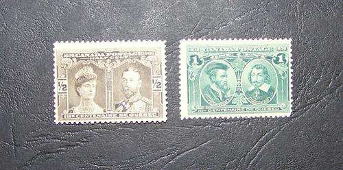 Canada. 1908 Quebec Centennial. SG 188/9 MM. Cat R143