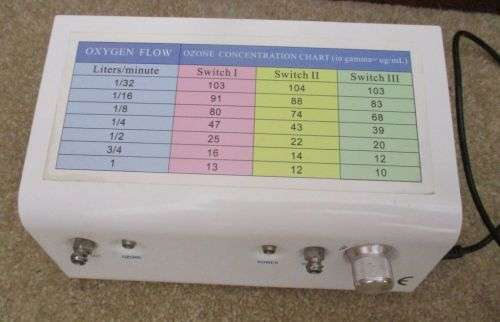 Medical ozonator plus oxygen tank