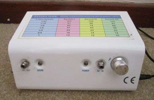 Medical ozonator plus oxygen tank