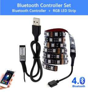 USB LED RGB Light Strip - Bluetooth Controller Set - LED TV Background Lighting