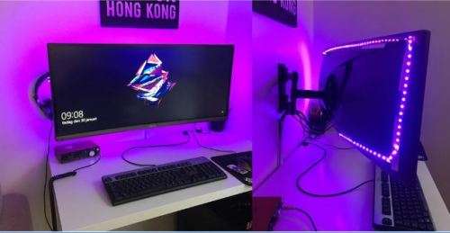 USB LED RGB Light Strip - Bluetooth Controller Set - LED TV Background Lighting