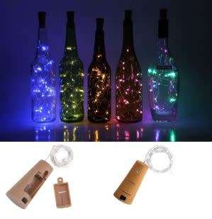 3M - 30LEDs - Cork Shaped LED String Light - Copper Wire