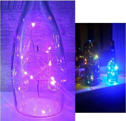 3M - 30LEDs - Cork Shaped LED String Light - Copper Wire