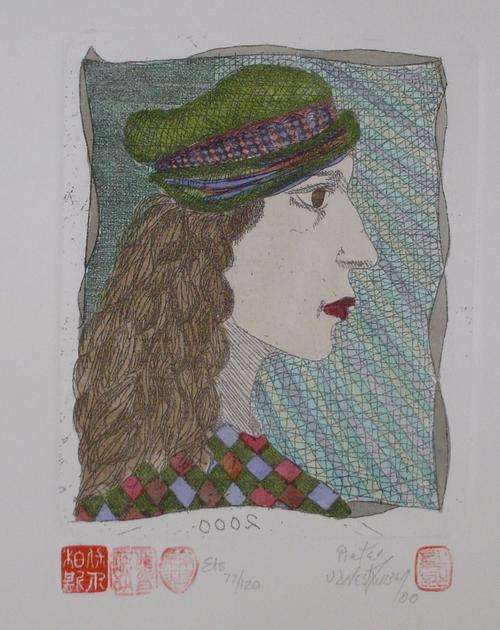 Pieter van der Westhuizen etching