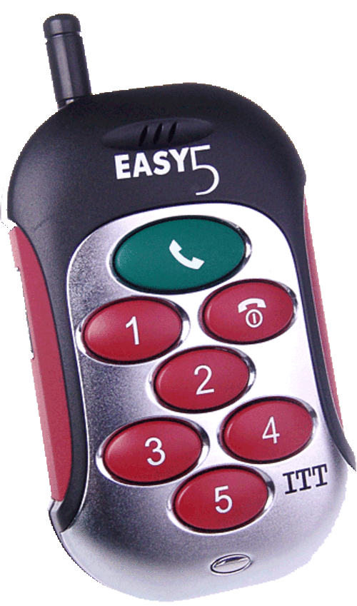 ITT Easy5 - Cellphone for old people or kids - Fixed calls - Free Shipping