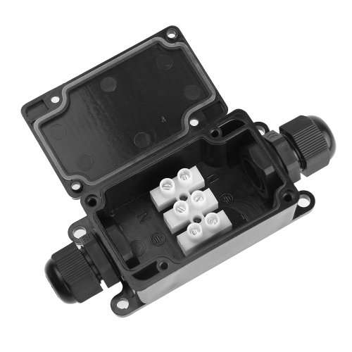 Waterproof Electrical Junction Boxes: 3-Way Cable Connectors. Collections are allowed.