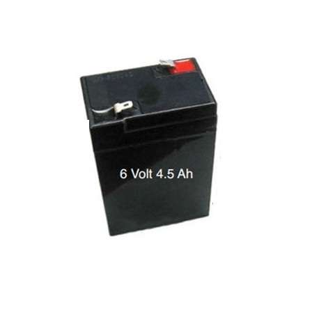 6V 4.5Ah Maintanance Free Rechargeable Battery. Collections are allowed.