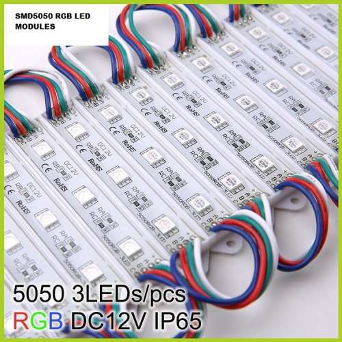 RGB LED WATERPROOF TRIPLE SMD5050 LIGHT MODULES. Collections are allowed.