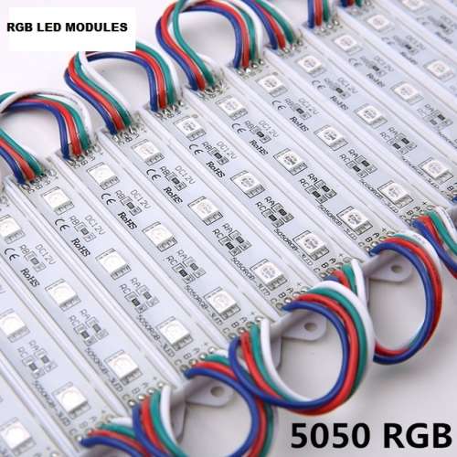 RGB LED WATERPROOF TRIPLE SMD5050 LIGHT MODULES. Collections are allowed.